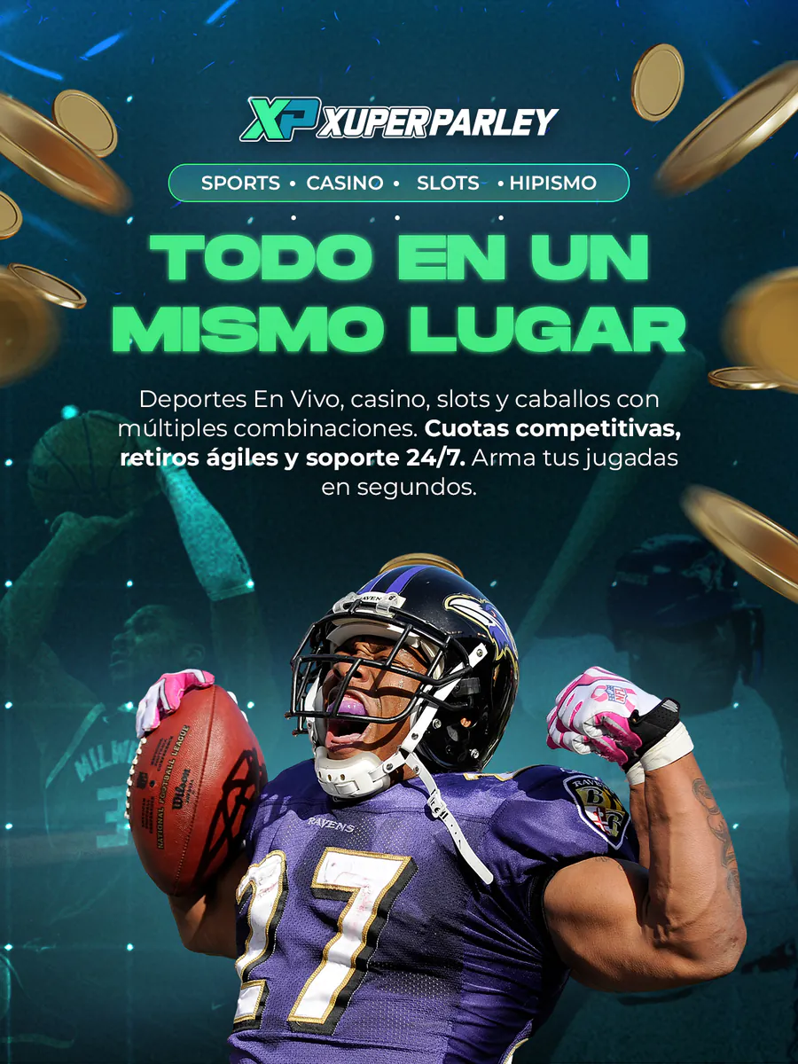 XUPERPARLEY: todo en un mismo lugar. Deportes en vivo, casino, slots e hipismo con cuotas competitivas, retiros ágiles y soporte 24/7.